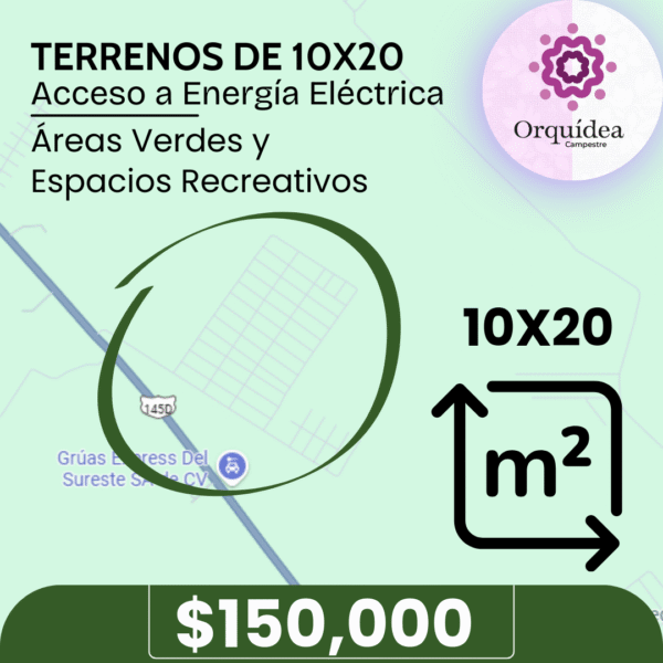 Terrenos en Venta 10X20